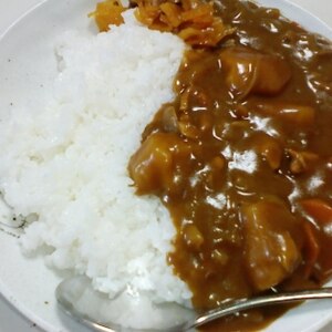 隠し味はチョコレート！カレーライス